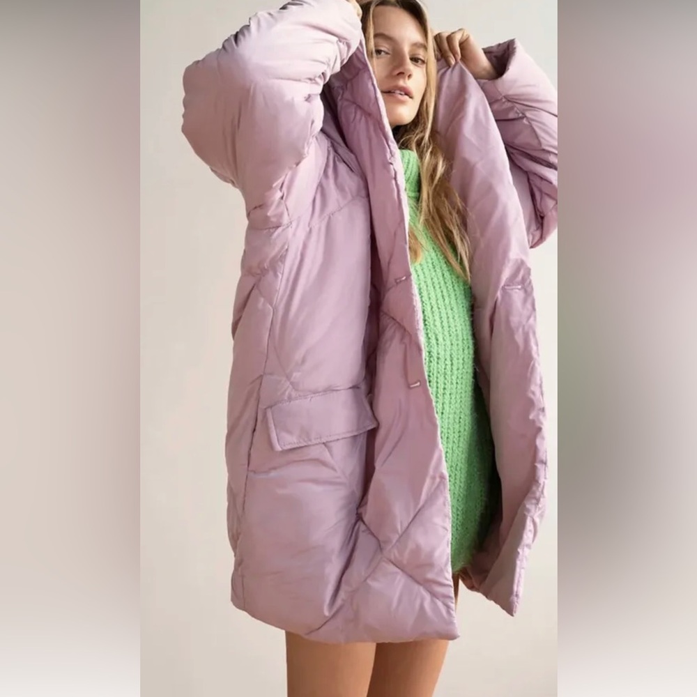 Free People NWOT Ella Puffer Coat